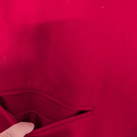 Vintage Sag Harbor Wool Blazer Womens Plus Size 20W Red Lined Notch Collar - Picture 4 of 12